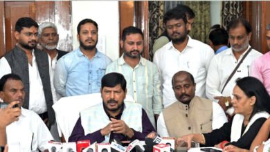 केंद्रीय राज्य मंत्री रामदास अठावले